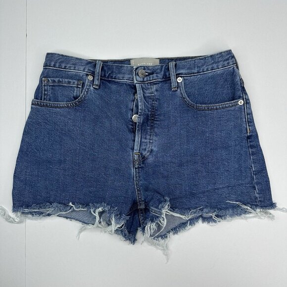 Everlane Women’s Blue‎ The Cheeky Jean Cut-Off Shorts W28-30/L2 - Picture 1 of 12